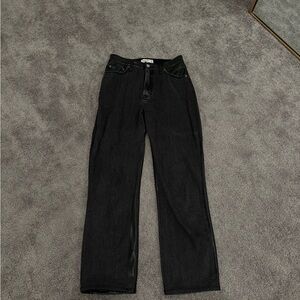 Abercrombie mixed fabric jeans